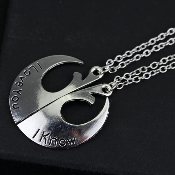 Star Wars Jewelry - Star Wars Rebel Alliance Best Friends BFF Necklace 2 Piece Set